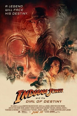 2023 Indiana Jones And The Dial Of Destiny Movie Poster 11X17 Harrison Ford 🍿