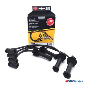 NGK Ford Focus Fiesta C-Max II Mazda 2 Volvo 1.4 1.6 Candle Ignition Cable Kit - Picture 1 of 6