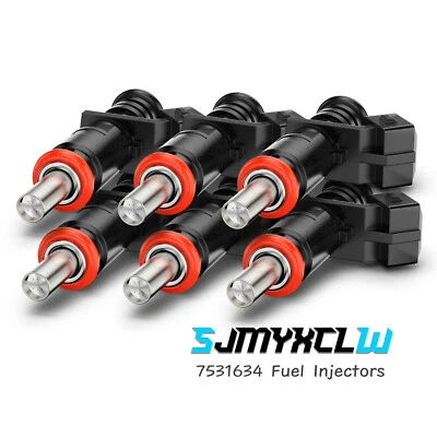 Оригинальные топливные форсунки 7531634 для BMW 2007-2012 128I 328XI Z4 528I L6 3,0 л 6 шт. - Изображение 1 из 4