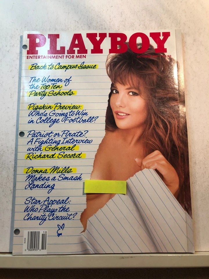 2576 Playboy Adult Magazine October 1987 Donna Mills - Image 1 of 1