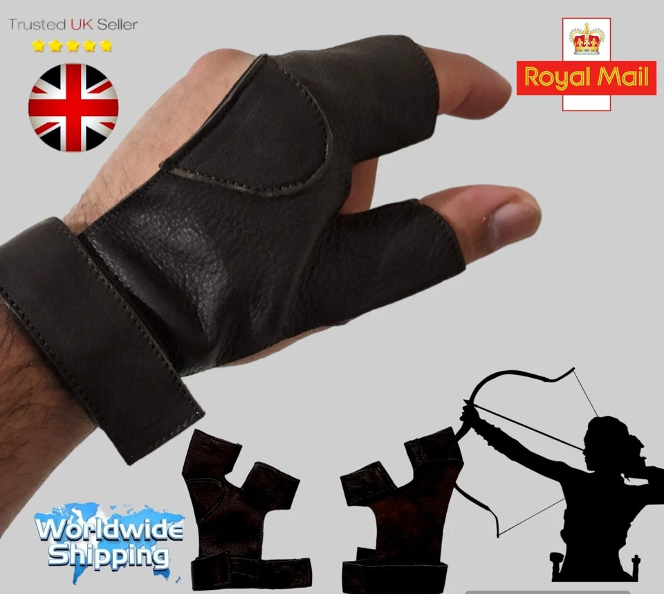 TOPARCHERY Archery Hand Guard Protector Shooting Glove Black for Left Hand (Blac - Image 1 of 1