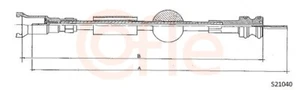 COFLE S21040 Tacho Shaft for PEUGEOT - Bild 1 von 3