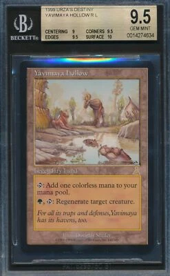 Urza's Destiny Yavimaya Hollow BGS 9.5 Graded Magic MTG (4634) - Image 1 of 3