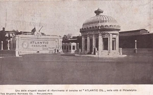 Pennsylvania - Philadelphia - Atlantic Oil Tankstelle - italienische Postkarte - Bild 1 von 2