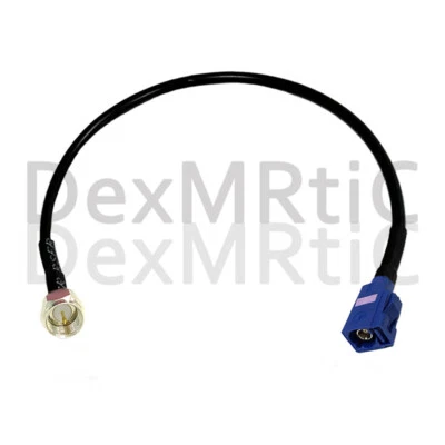 F male plug  to Fakra C female RF pigtail cable RG174 20cm for wireless wifi - Image 1 of 4