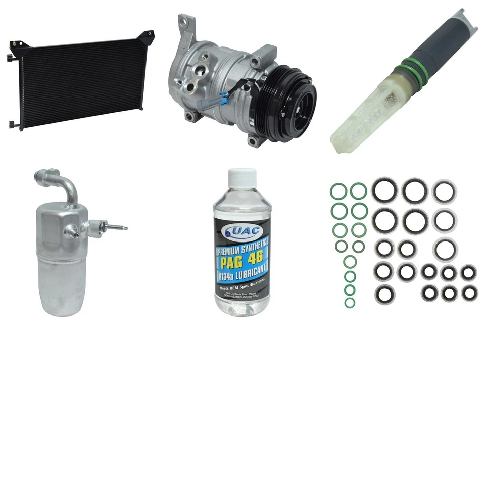 Kit de compresor de aire acondicionado UAC para GMC Sierra 2500 HD 2010-2014 Foto 1 de 1