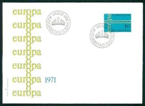 LIECHTENSTEIN FDC 1971 EUROPA CEPT gb79 - Bild 1 von 2