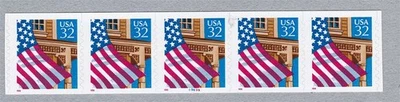 PNC5 32c Flag SA 99899 10/10 US 2915A MNH F-VF - Image 1 of 2