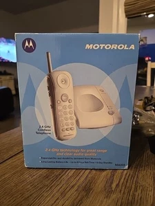 Vintage rzadki 2002 Motorola 2,4 GHz Telefon bezprzewodowy MA303 Model 56399 - Zdjęcie 1 z 7