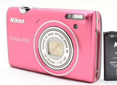 US include tax Nikon CoolPix S5100 Pink 12.2MP 5x Optical Digital Camera Japan - Image 1 of 4