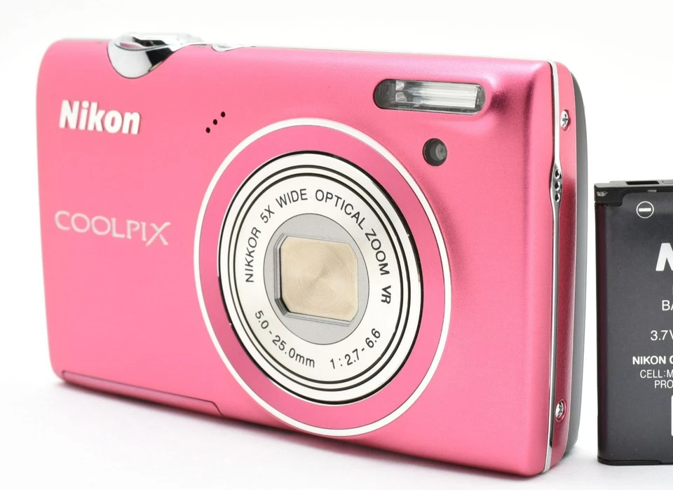 US include tax Nikon CoolPix S5100 Pink 12.2MP 5x Optical Digital Camera Japan - Image 1 of 4