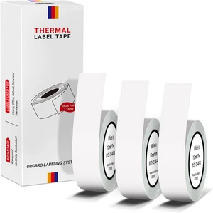 Etichette, X1 Etichette Adesive Termiche 15Mm × 7M Nastro Etichette Continuo, DI - Foto 1 di 7