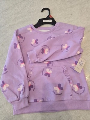 365 Kids from Garanimals Girls Fleece Top with Long Sleeves, Size 10 Brand New - Image 1 of 4