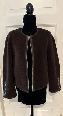 Joop! Damen Lammfelljacke Shearling Echtleder Lammfell Braun Größe 36 NEU 1099€ - Bild 1 von 4