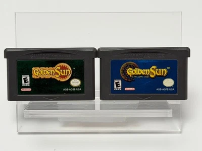 Golden Sun & Golden Sun The Lost Age (Nintendo Game Boy Advance GBA) Auténtico Foto 1 de 4