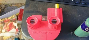 Vintage Tyco VIEWMASTER 3D Viewer Red Blue Clear & Yellow Push Button - Picture 1 of 3