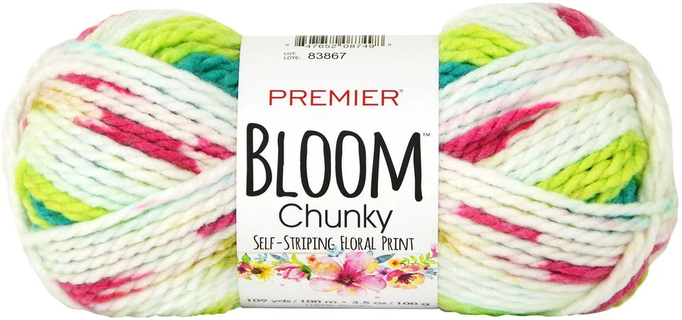 Premier Yarns Bloom Chunky Yarn Cactus Bloom 847652087498