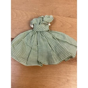 Vintage Doll Dress Green Jill Little Miss Revlon Tammy Jan Cissette Barbie - Picture 1 of 9