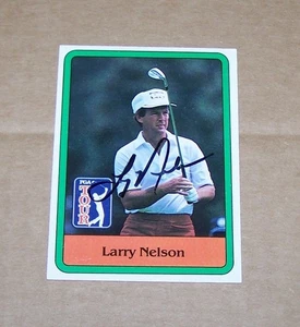 Tarjeta autógrafa firmada por Larry Nelson H2 - Imagen 1 de 1