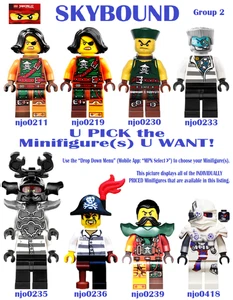 Genuine LEGO U PICK Ninjago SKYBOUND Minifigures **NEW** - Picture 1 of 22