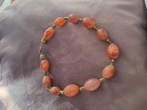 Vintage Carnelian Bracelet 27cm - Picture 1 of 3