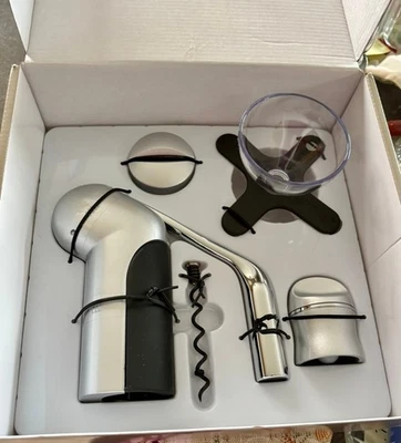 Juego de 5 piezas Houdini 9975 plata, airea y guarda tu vino SIN USAR Foto 1 de 4