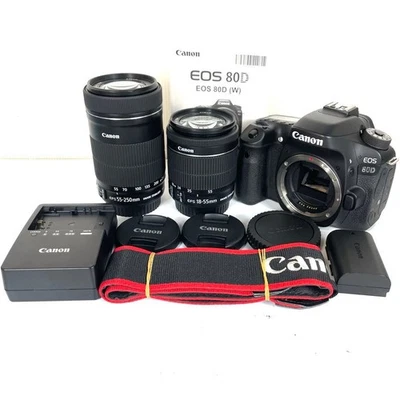 35.956 tiros!! ■Excelente estado■ Zoom duplo Canon EOS 80D - Imagem 1 de 4