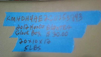 Hyundai Elantra 2012 guantera contenedor 13 Foto 1 de 2