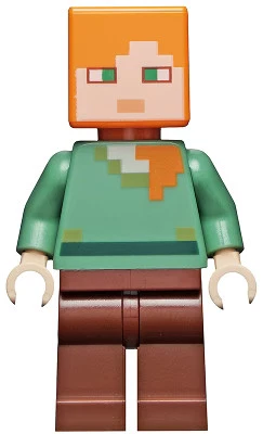 LEGO® Minifigure Minecraft min017 Alex Reddish Brown Legs - Image 1 of 1