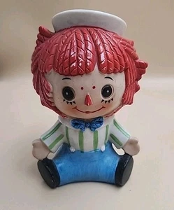 Lefton Vintage Raggedy Andy Keramik Figur ohne Stecker Made in Japan  - Bild 1 von 4