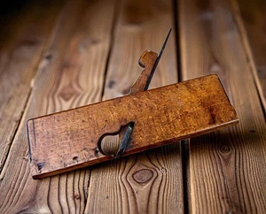 J. ORR Early Antique Molding Wood Plane Carpenters Tool Refinished 9”x2.5” NICE - Picture 1 of 21