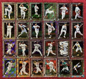 2025 Topps 582 Montgomery Club Foil Team Set Oakland Athletics 24 Cards Wilson - Picture 1 of 1