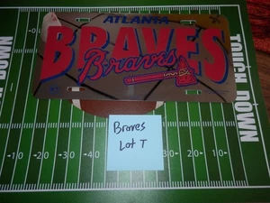 Atlanta Braves Nummernschild Oldtimer 1997 Neu 90er Jahre Lot T - Bild 1 von 11