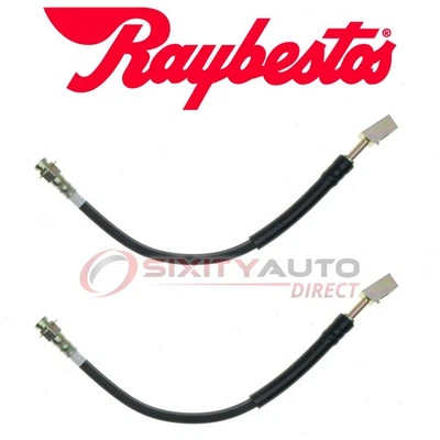 2 pc Raybestos Front Brake Hydraulic Hose for 1973-1974 Dodge B300 Van - qm - Imagem 1 de 4
