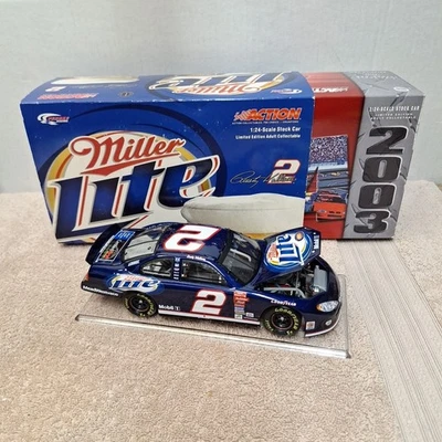 Rusty Wallace #2 Miller Lite 2003 Intrepid 1:24 Nascar Diecast (K) - Image 1 of 4