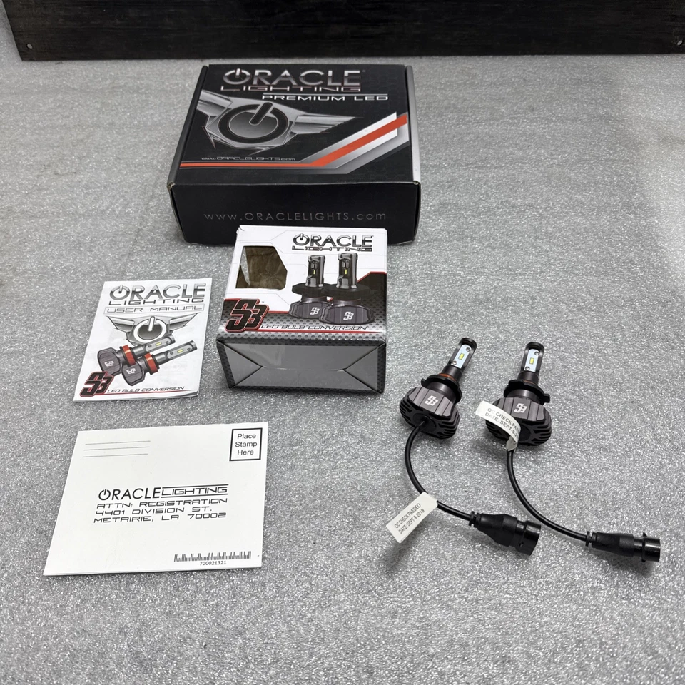 Oracle 9005 - S3 LED Headlight Bulb Conversion Kit - 6000K -Fog Light- S5239-001 - Image 1 of 4