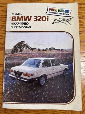 Libro manual de servicio de reparación de taller de puesta a punto BMW 320i 1977-1980 Foto 1 de 4