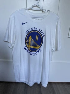 Klay Thompson Golden State Warriors Nike White Jersey T-Shirt Men's LARGE - Picture 1 of 3
