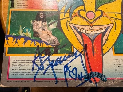 KISS Hotter Than Hell LP SIGNED BY ACE FREHLEY 1974 NBLP 7006 VG/VG *MUST READ* - Image 1 of 4