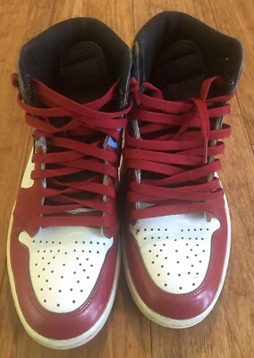 Jordan 1 Retro OG High Fearless Shoes Men’s Size 9.5 CK5666-100 Chicago UNC - Image 1 of 4