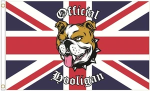 West Ham United Bulldog 5'x3' Flag - EXCLUSIVE - Picture 1 of 4