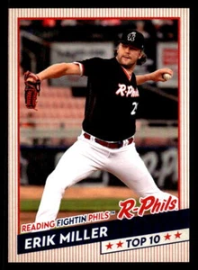 Erik Miller 2023 Reading Fightin Phils Top 10 Prospects - Picture 1 of 2