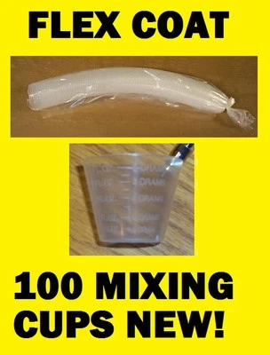 FLEX пальто 100 смешивания чашки оптом упаковка 1 унция новый! #C100 Бесплатная доставка по США! - Изображение 1 из 2