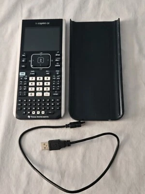 Texas Instruments TI-Nspire CX Graphing Calculator W/ Case And Charger Cracked - Image 1 of 4