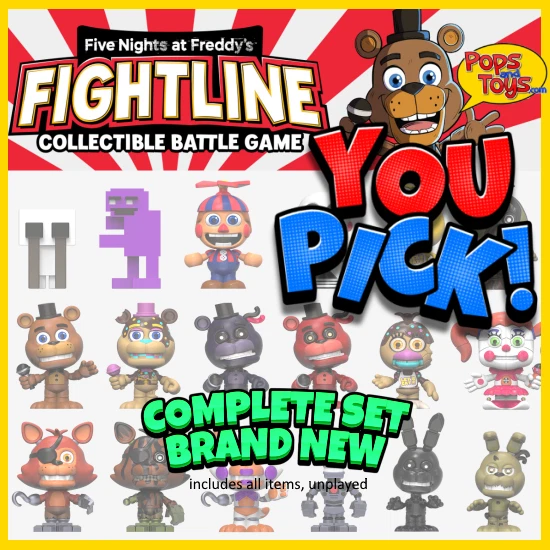 FNAF FIGHTLINE Funko YOU PICK LOLBit SPRINGTRAP Purpleguy Five Nights Blind NEW