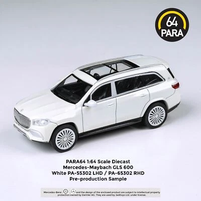 Mercedes-Maybach GLS 1:64 -- Blanco -- PARA64 Foto 1 de 4