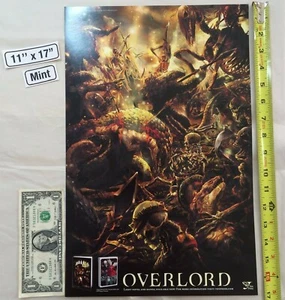 Overlord 11 x 17 Poster Funimation 2017 NYCC Yen Press Miyami Oshio - Picture 1 of 6
