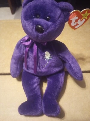 Ty 豆豆娃公主熊玩具 — 第 1/4 张图片