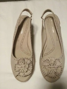 Naturalizer  "Berlynn" Shoes Heels  Size 8-1/2M  Open Toe   Light Tan   (T012L) - Picture 1 of 8