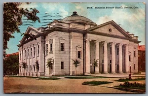 Postcard Denver Colorado c1910 Christian Science Church - Picture 1 of 2